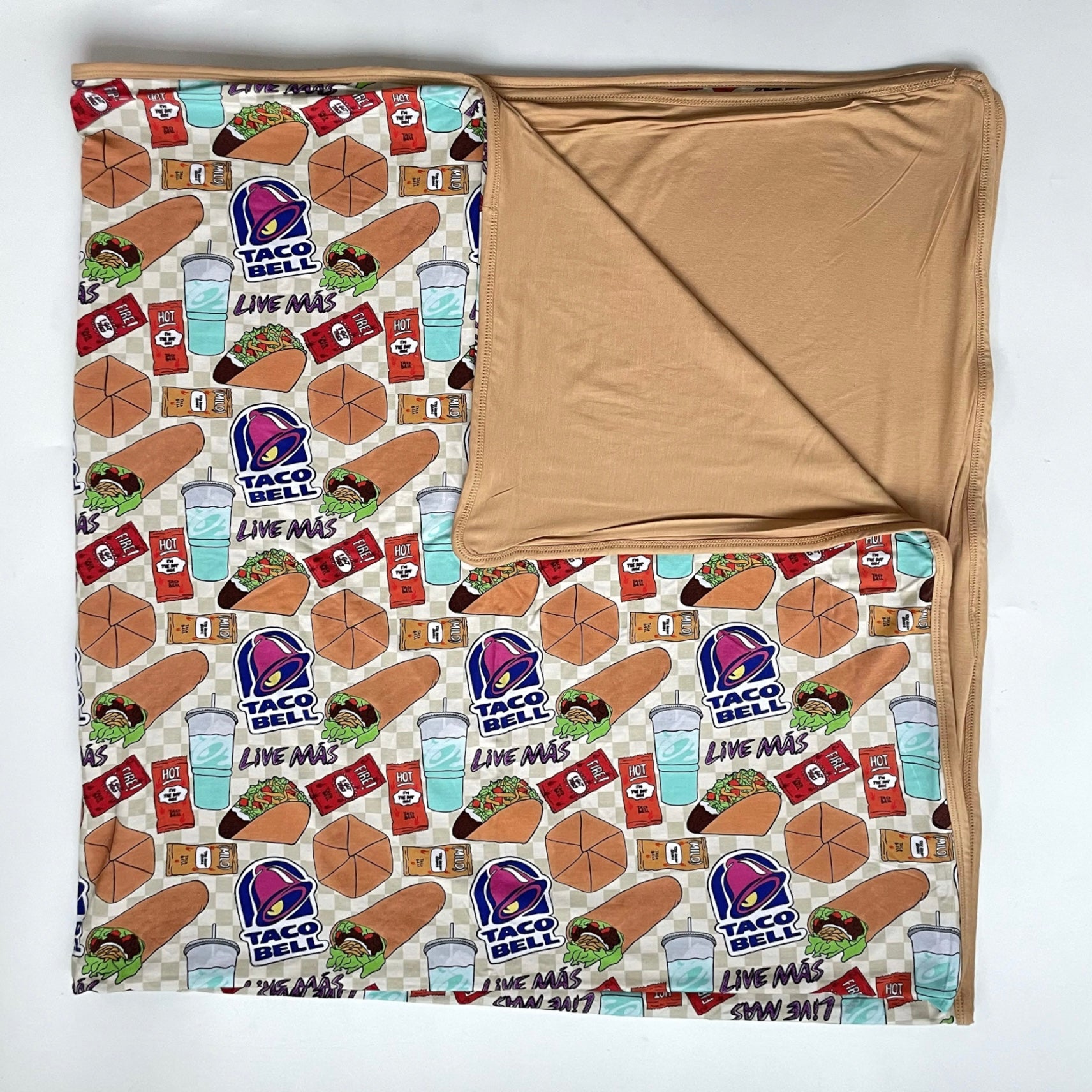 50”x50” Live Mas Bamboo Blanket