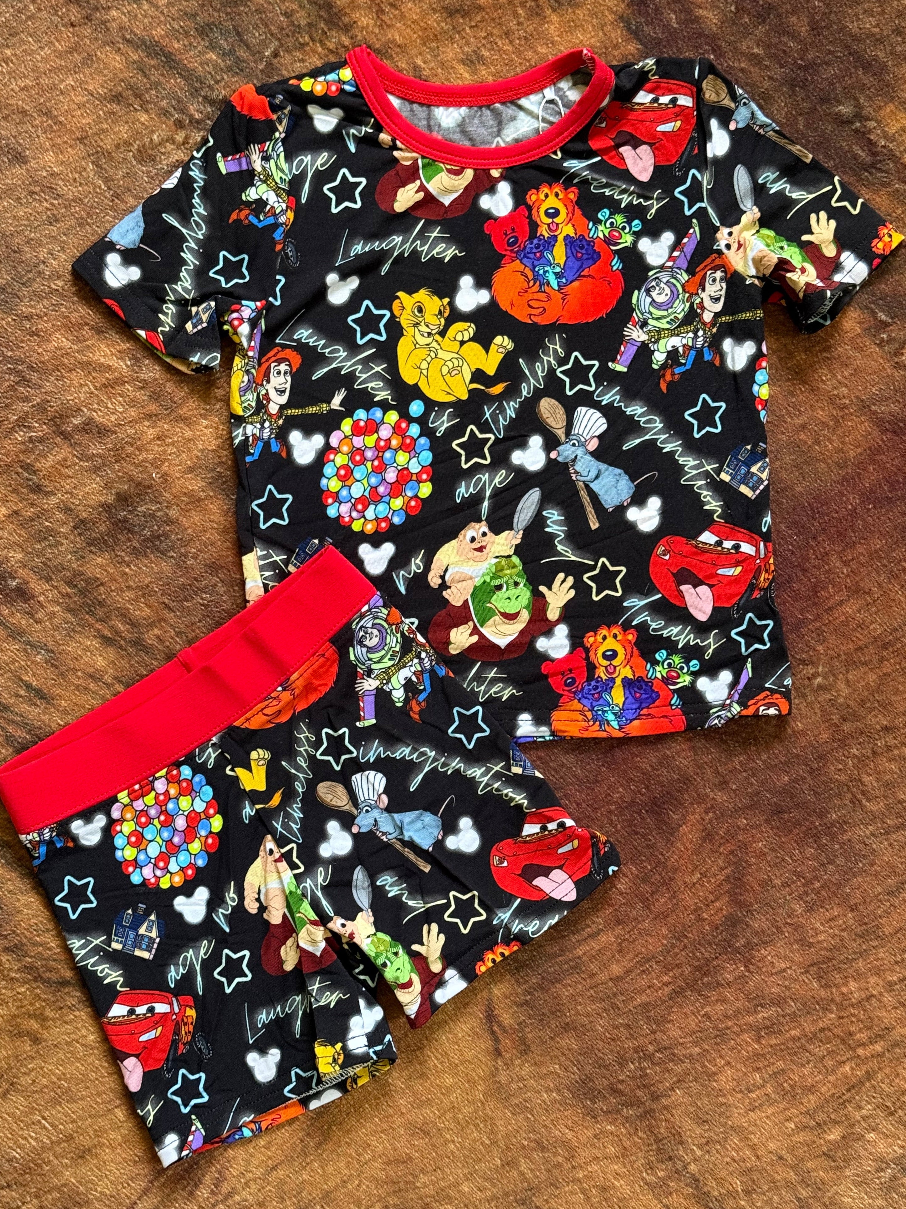 Laughter is Timeless Shorts PJ Set