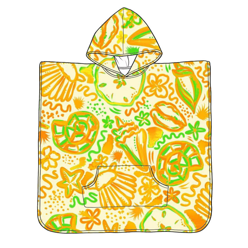 Island Glow Hooded Towel