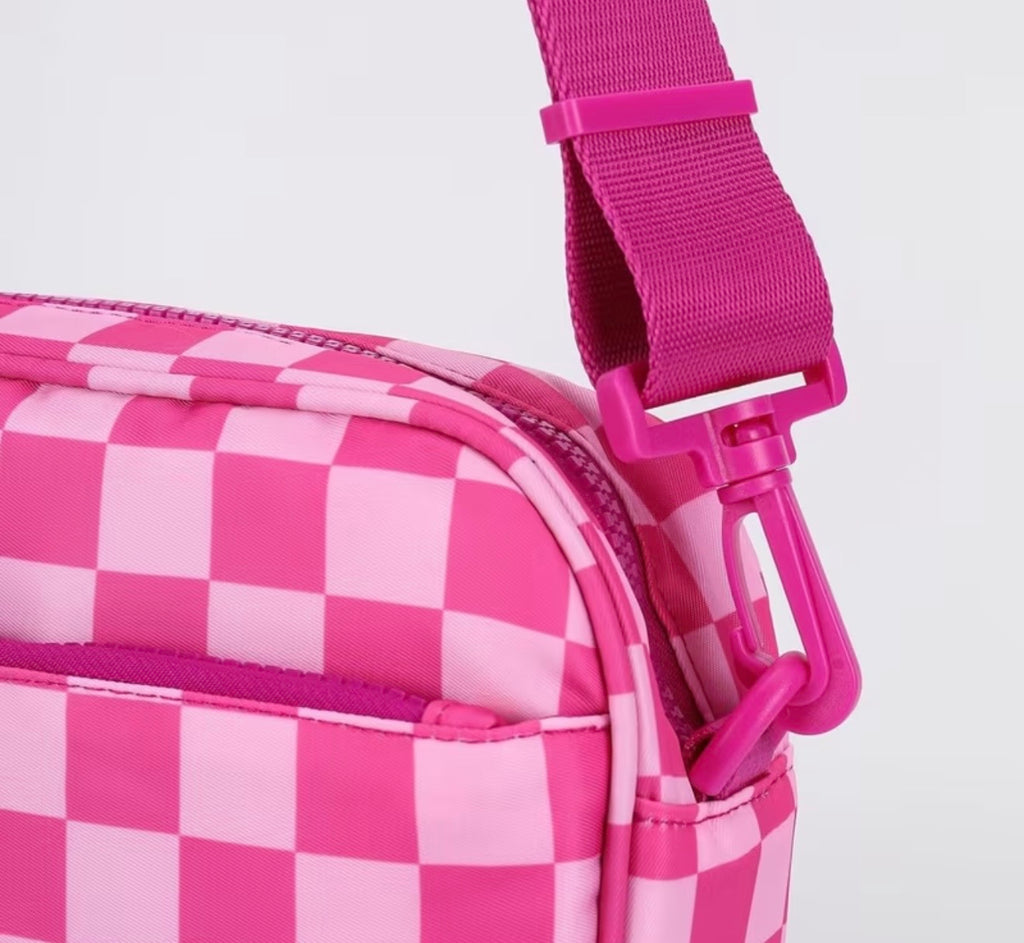 Checkered Crossbody