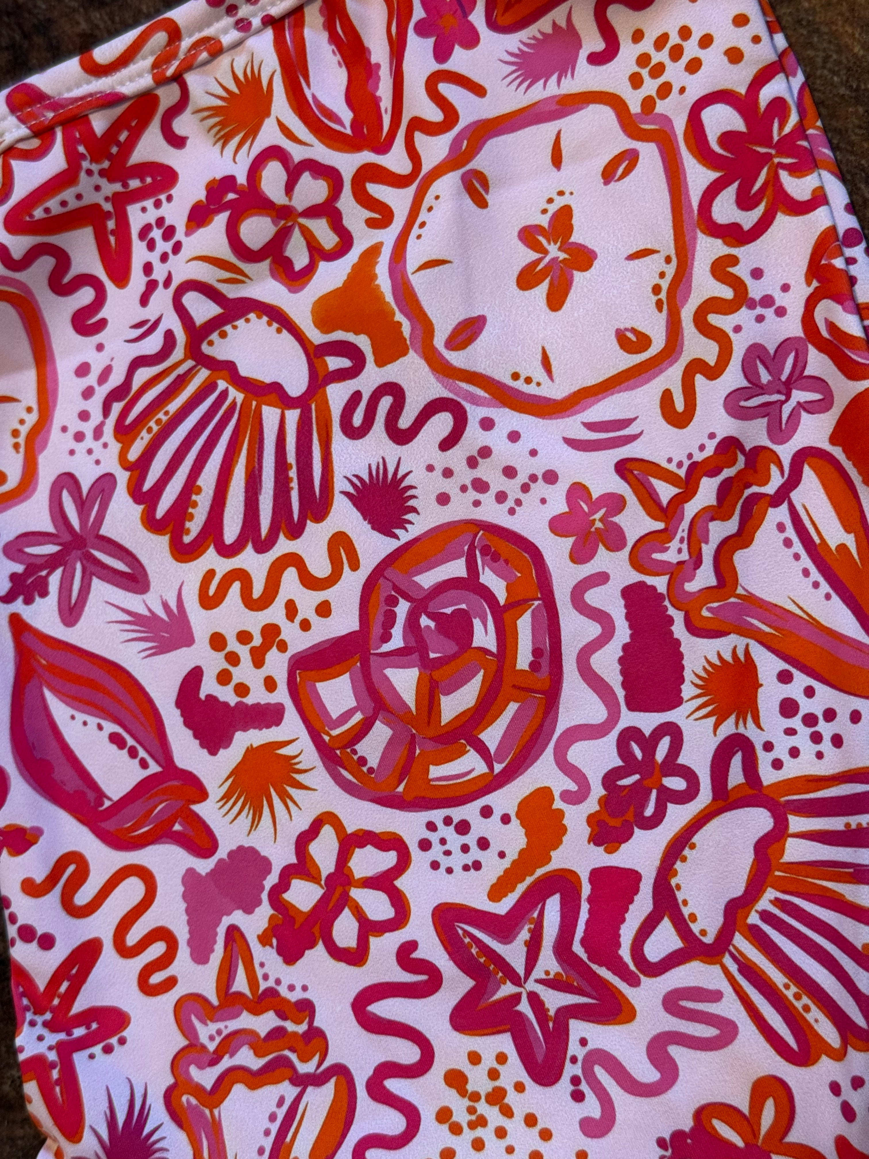 Pink Paradise Kids Swim Trunk