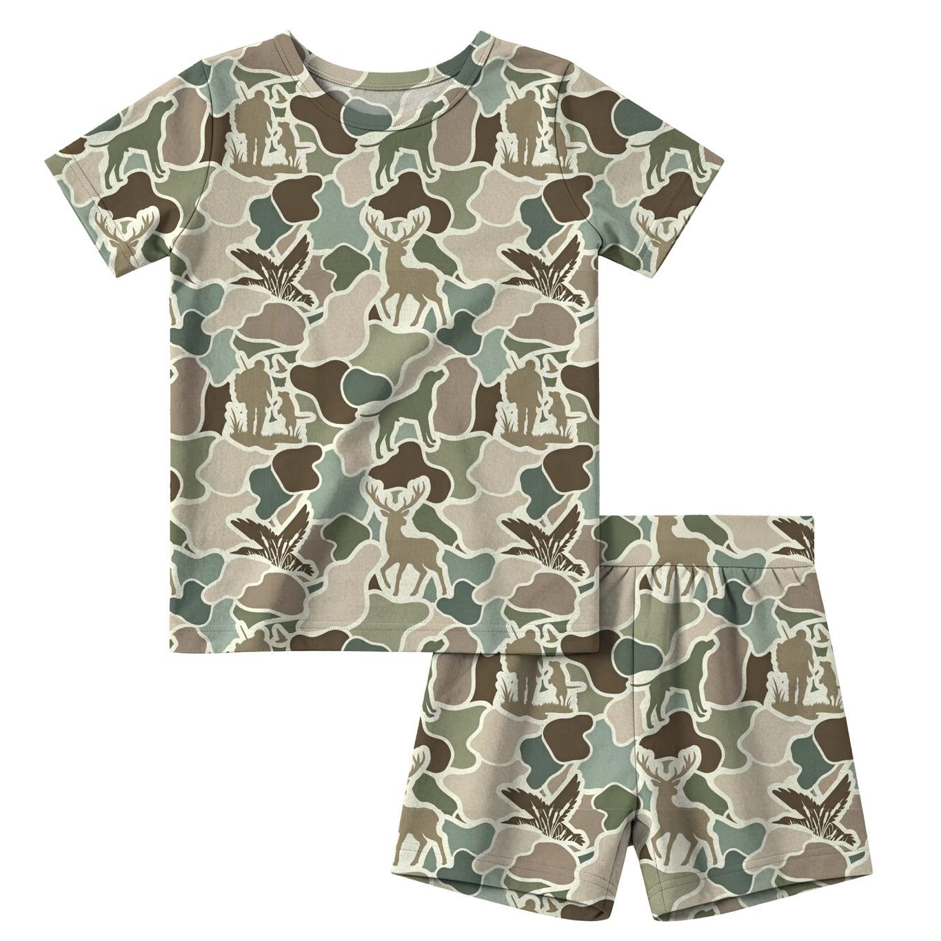 Hunting Camo Short Set