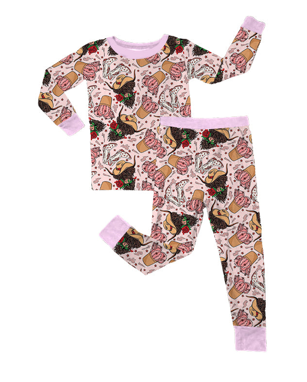 Howdy Highlands Zippy/2pc Long Set