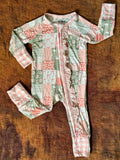 Pink Goosey Gingham Ruffle Zippy