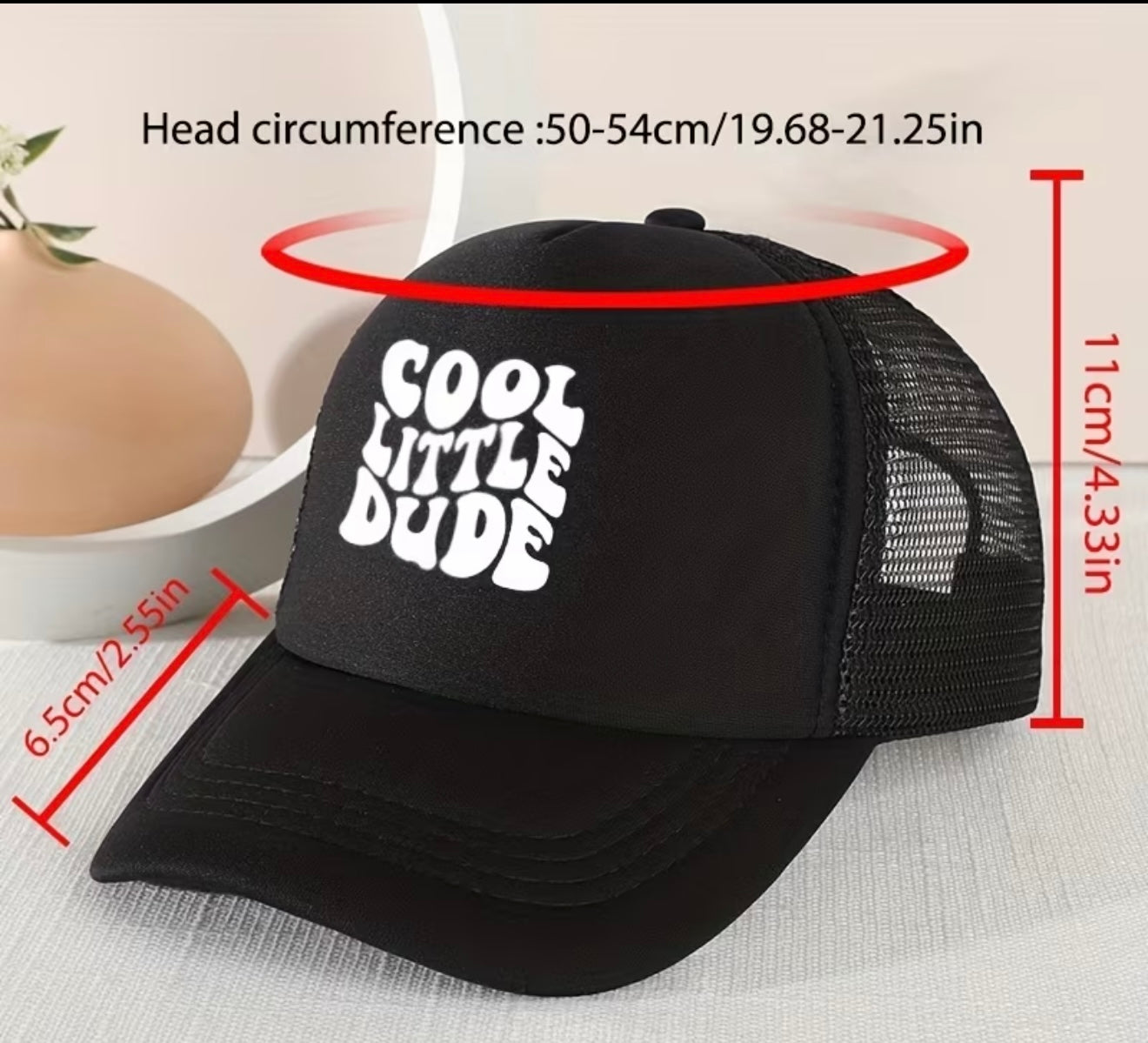 Cool Little Dude Kids Trucker Hat