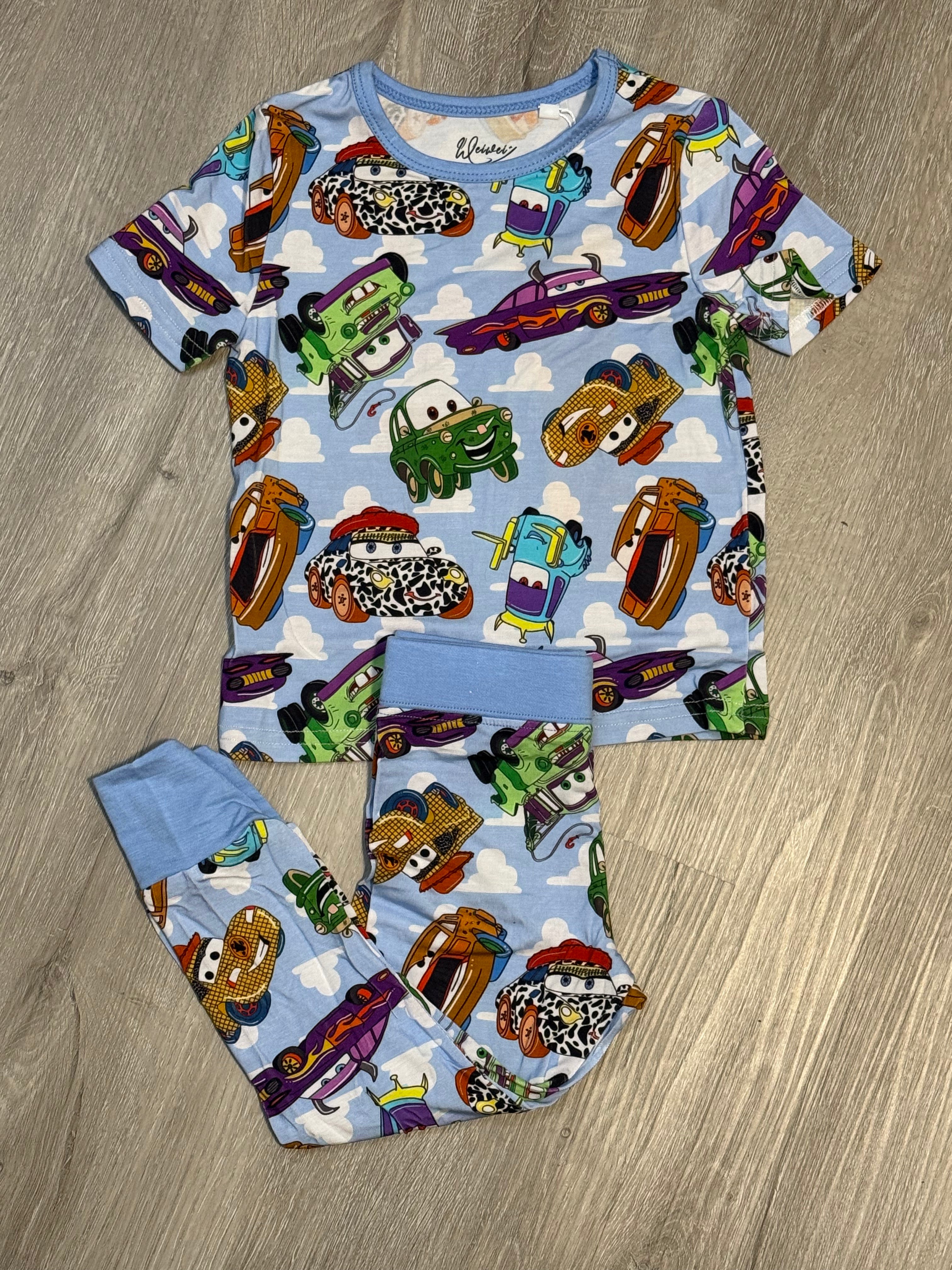 Toy Box Cars Short Sleeve & Pants