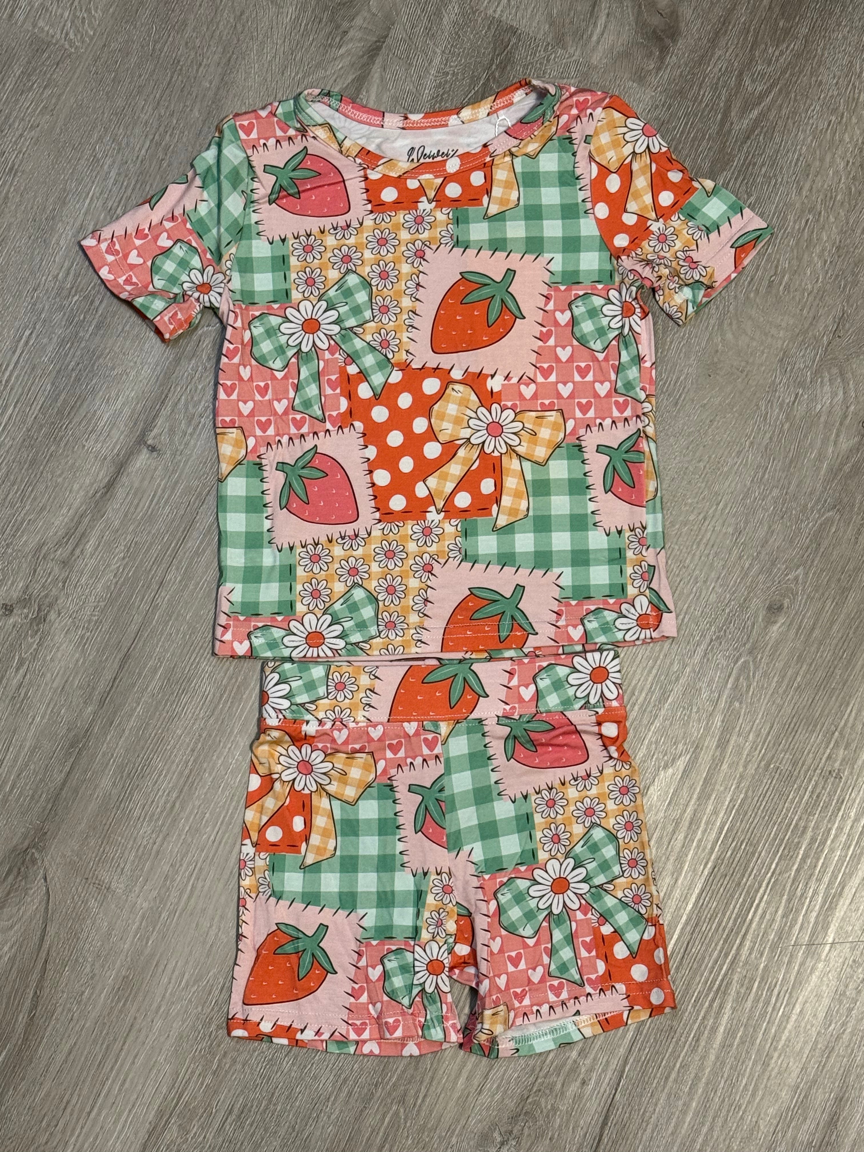 Strawberry Patch Short Set