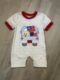 6m Patriotic Dog Romper