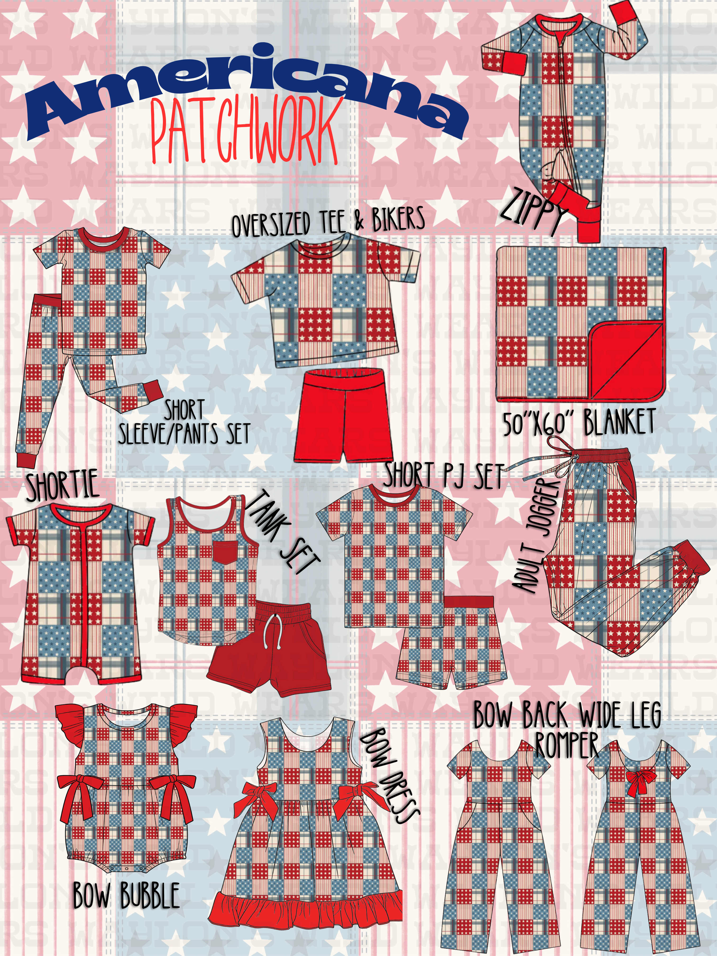 Americana Patchwork PREORDER