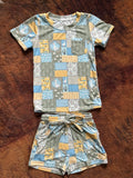 Goosey Gingham Pocket Tee Full Print