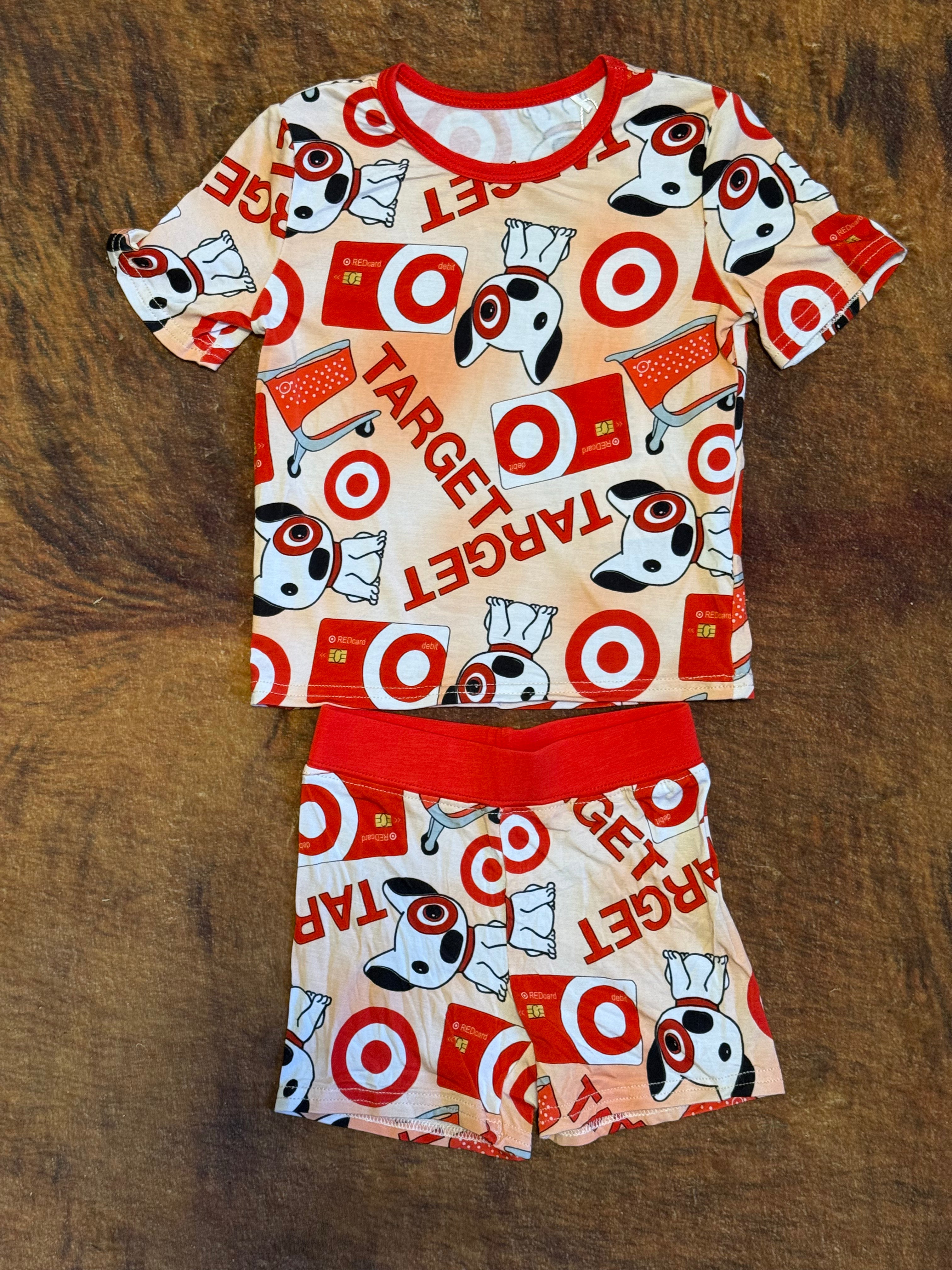 Red Card Pj Short Set