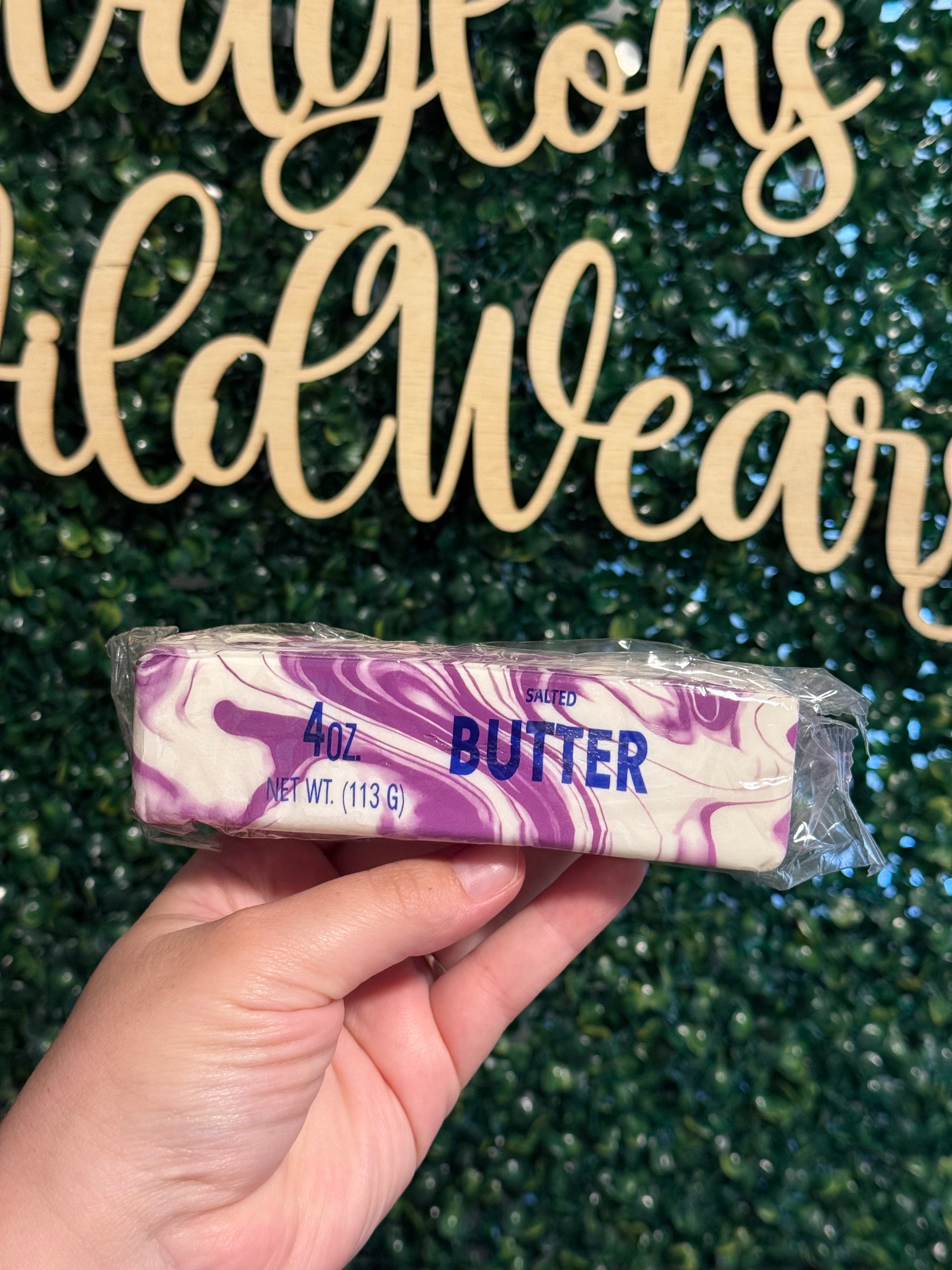 Purple Tie Dye 4OZ Butter Squishy